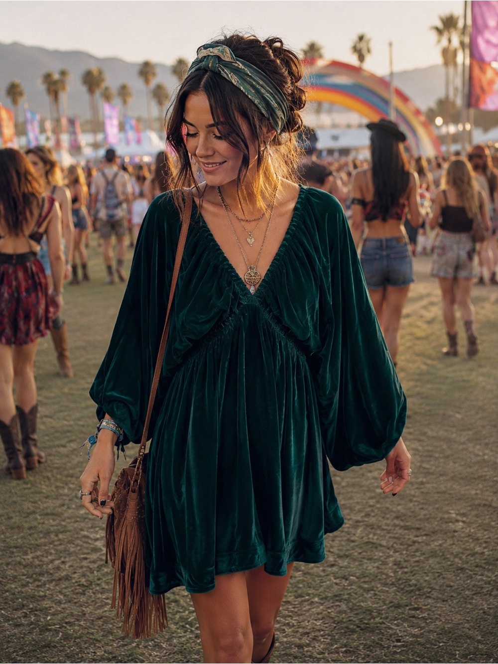 Free people velvet dress
